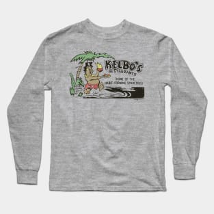 Vintage Kelbo's Restaurants Los Angeles California Long Sleeve T-Shirt